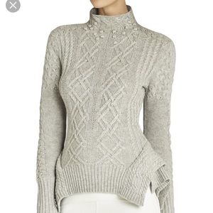 BCBGMAXAZRIA peplum sweater